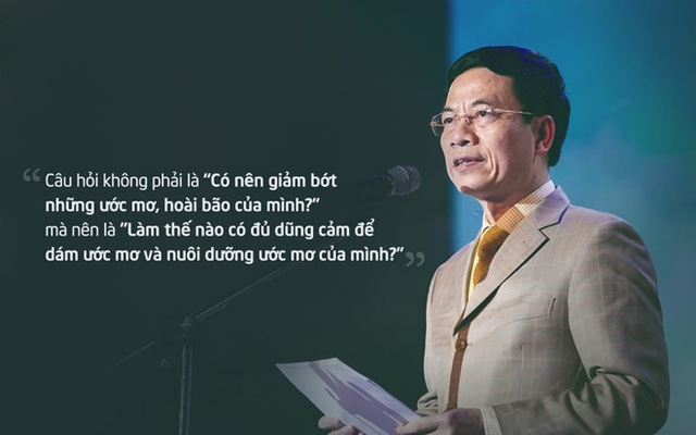 Tổng giám đốc Viettel luôn nói về giấc mơ của một công ty toàn cầu hùng mạnh của người Việt Nam. Ảnh: Nam Long. Đồ họa: Nguyễn Tuấn.